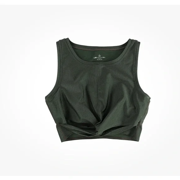 NWT!! Offline by Aerie Green Women's Crop Top - Picture 1 of 5